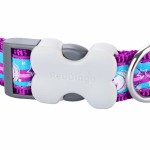 Zgardă pentru câini Red Dingo Unicorn 24-37 cm