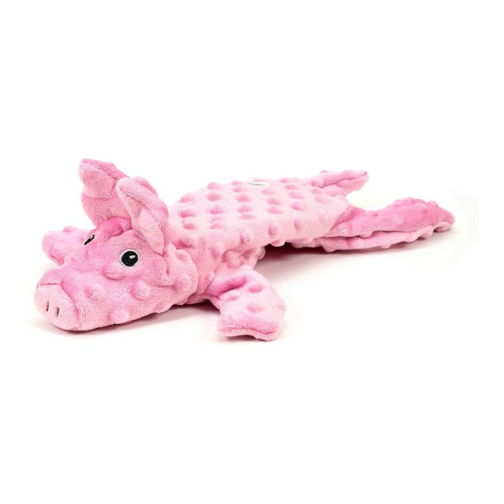 Jucărie din pluș pentru câini Gloria Dogmonsters Roz 100 % poliester Porc 34 x 9 cm