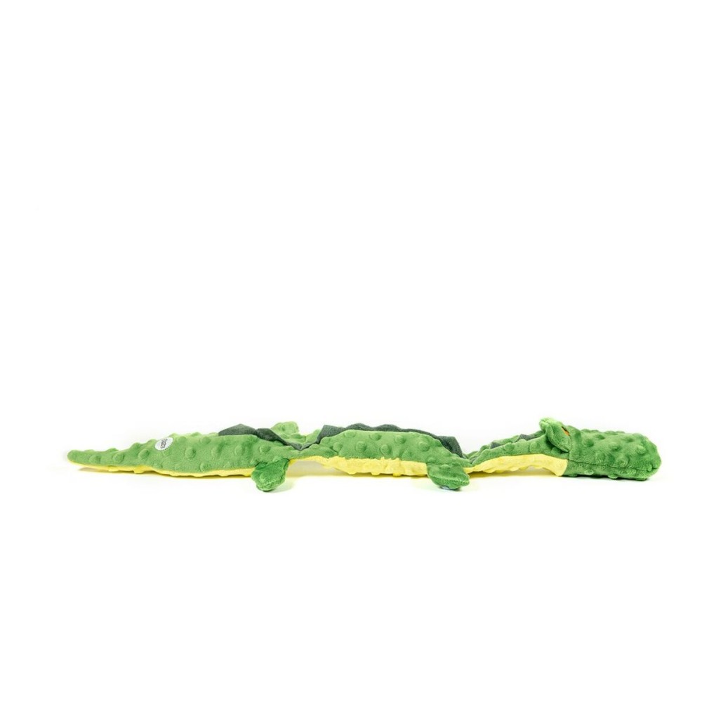 Jucărie din pluș pentru câini Gloria Dogmonsters Verde 100 % poliester Crocodil 65 x 5 x 6 cm