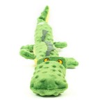 Jucărie din pluș pentru câini Gloria Dogmonsters Verde 100 % poliester Crocodil 65 x 5 x 6 cm