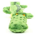 Jucărie din pluș pentru câini Gloria Dogmonsters Verde 100 % poliester Crocodil 65 x 5 x 6 cm
