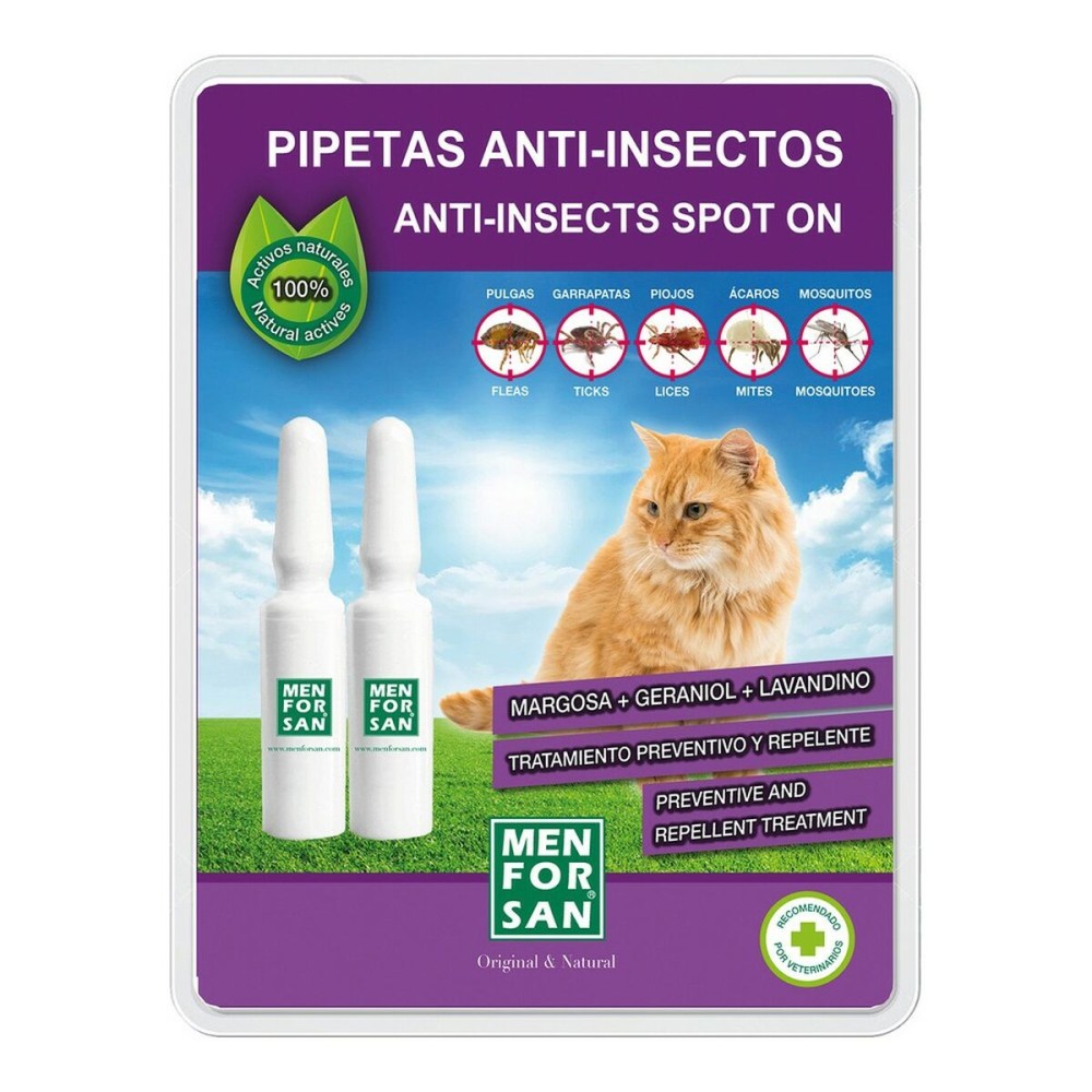 Repelent împotriva insectelor Menforsan herbal Cric Pipete 2 Unități