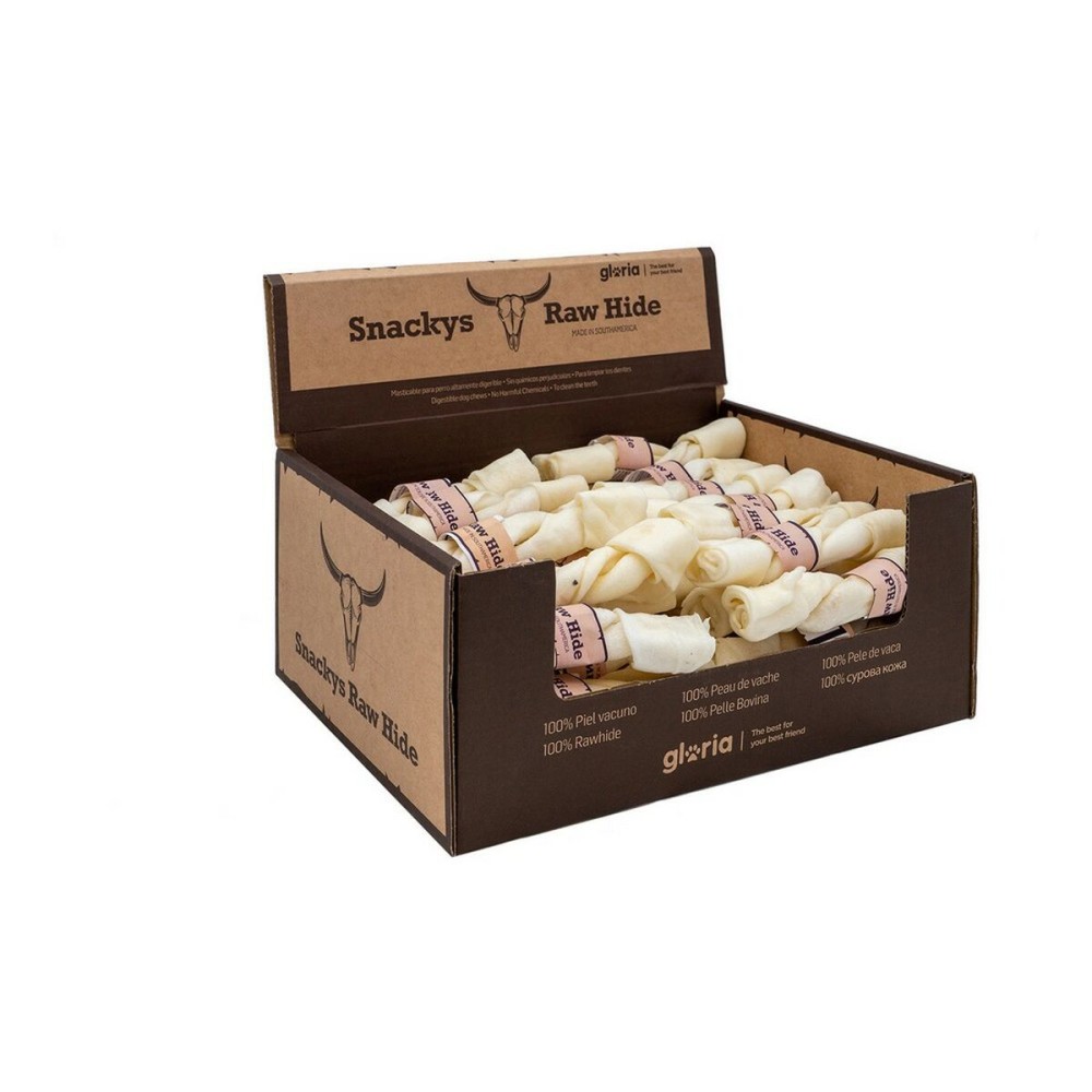 Gustare pentru câini Twin Stick Gloria Snackys Rawhide Vițel 1,8 x 12,5 cm 45 Unități