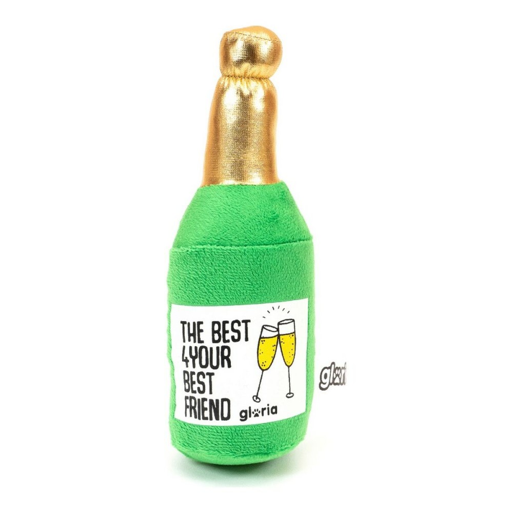 Jucărie din pluș pentru câini Gloria Champcane Verde Poliester polipropilenă Șampanie