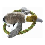 Jucărie din pluș pentru câini Hunter Wildlife Train Cu şir Rață (26 cm)