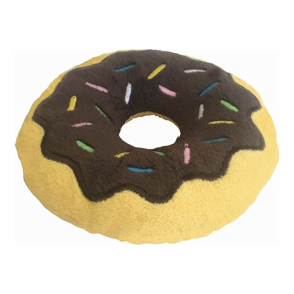 Jucărie din pluș pentru câini Gloria 3 x 5 x 14 cm Ciocolată Donut Maro