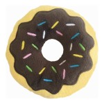 Jucărie din pluș pentru câini Gloria 3 x 5 x 14 cm Ciocolată Donut Maro