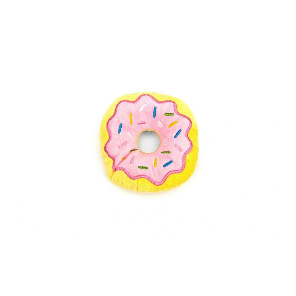 Jucărie din pluș pentru câini Gloria Frosty 3 x 5 x 14 cm Donut Roz