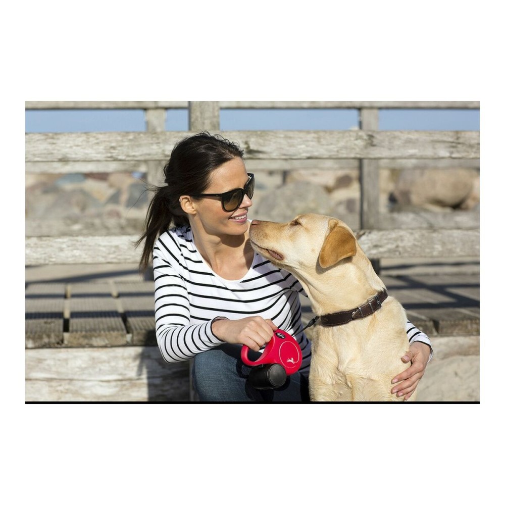 Lesă pentru câine Flexi New Classic Roșu L