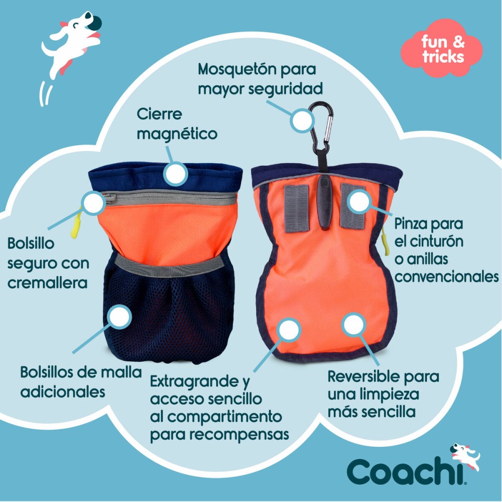 Geantă Universală Coachi Train & Treat Coral