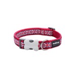 Zgardă pentru câini Red Dingo STYLE UNION JACK FLAG 31-47 cm