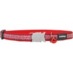 Guler de pisică Red Dingo Union Jack 20-32 cm Roșu