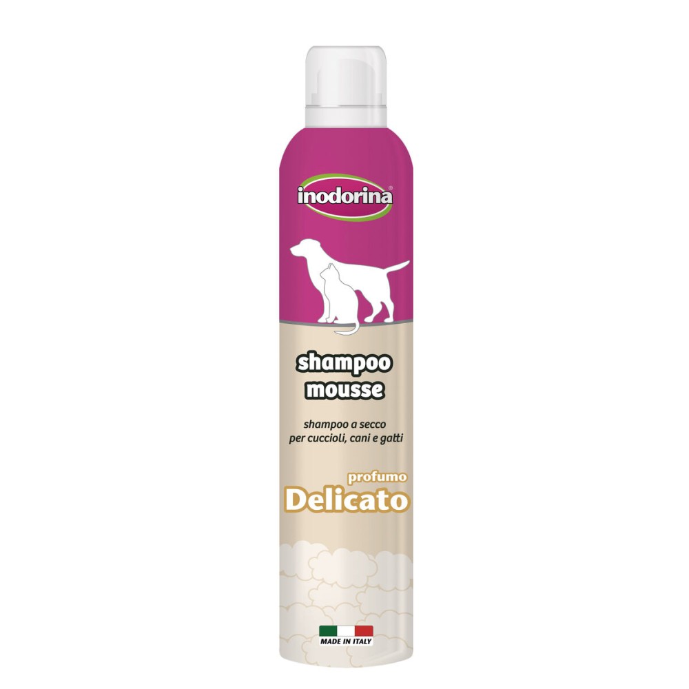 Șampon pentru animale de companie Inodorina 300 ml Vanilie Finisare mătăsoasă