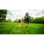 Lansator de mingi pentru câini Hunter Galben Portocaliu Gumă Míč