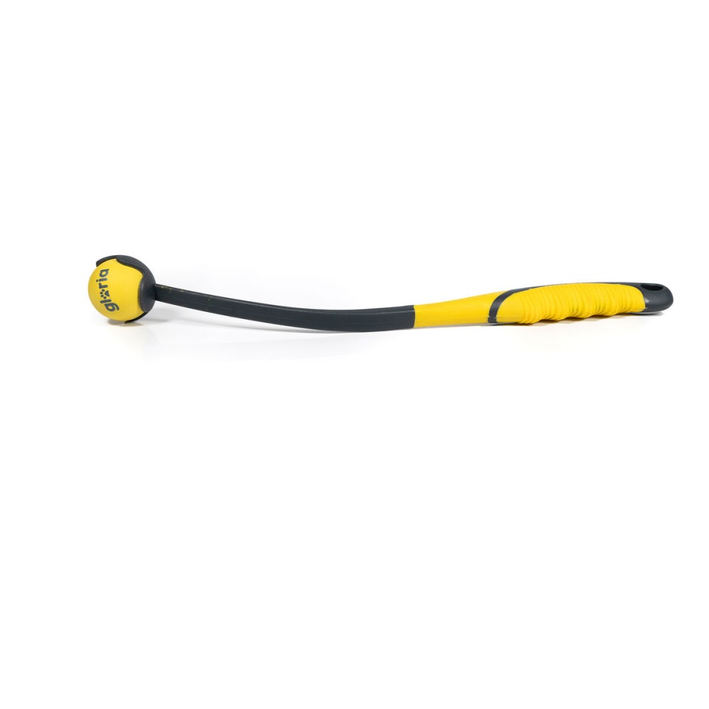 Lansator de mingi pentru câini Gloria Galben polipropilenă TPR S