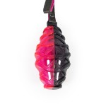 Lansator de mingi pentru câini Gloria Gri Roz TPR Rugby L