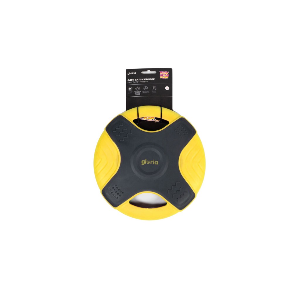 Frisbee Gloria Galben TPR 25 cm