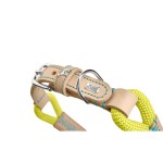 Zgardă pentru câini Hunter Malia Lămâie verde 12 40-49 cm