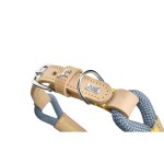 Zgardă pentru câini Hunter MALIA Albastru S/M 35-44 cm