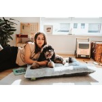 Pat pentru câine Hunter Rockford Gri 100 x 70 cm