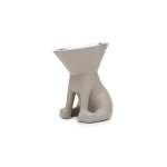 Dispozitiv de hrănire pentru câini United Pets Up Elisabeth Gri Oțel inoxidabil Polietilenă 1 L