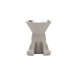 Dispozitiv de hrănire pentru câini United Pets Up Elisabeth Gri Oțel inoxidabil Polietilenă 1 L