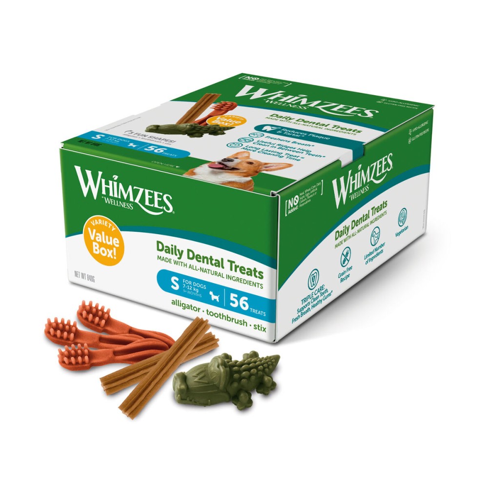 Hrană umedă Whimzees Daily Dental Treats 56 Unități