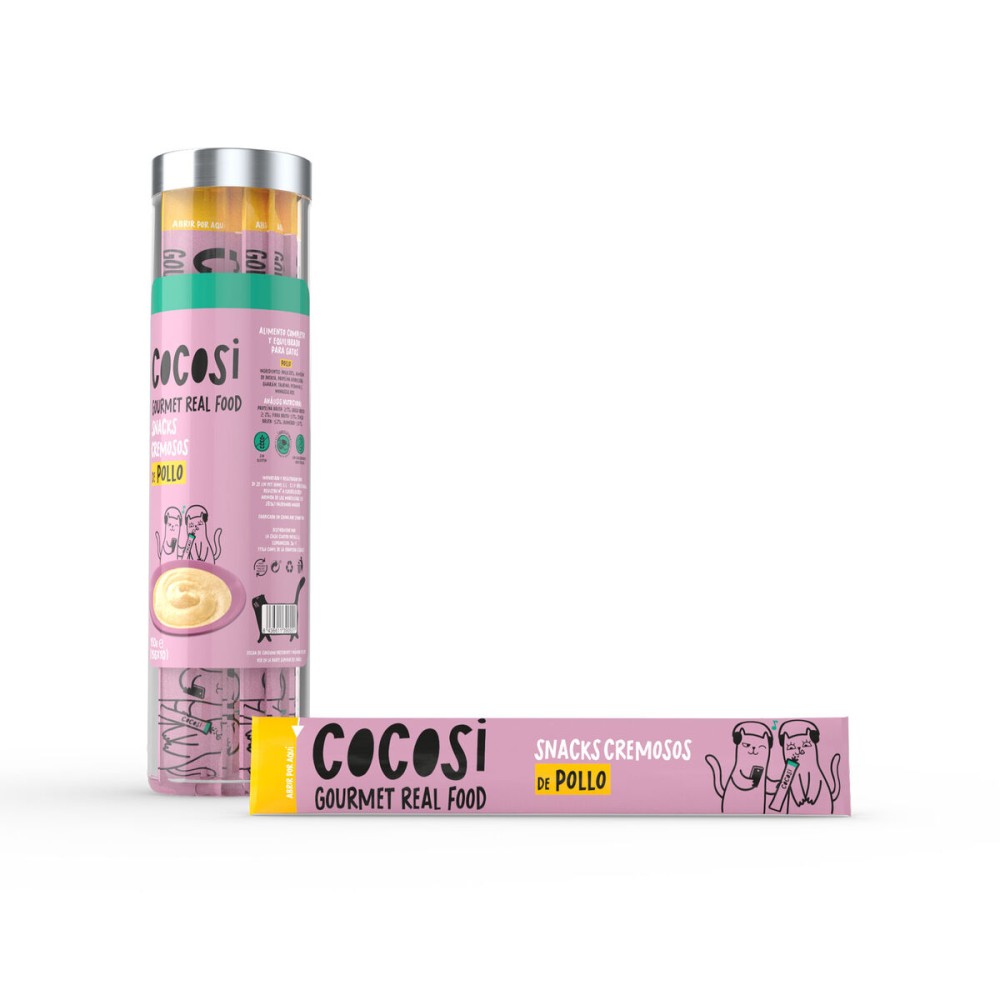 Snack for Cats Cocosi Gourmet Real Food Pui 10 Piese (8 Unități)