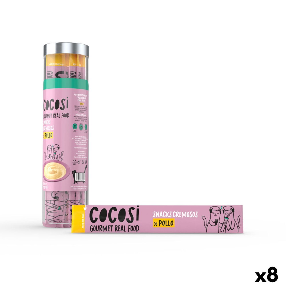 Snack for Cats Cocosi Gourmet Real Food Pui 10 Piese (8 Unități)