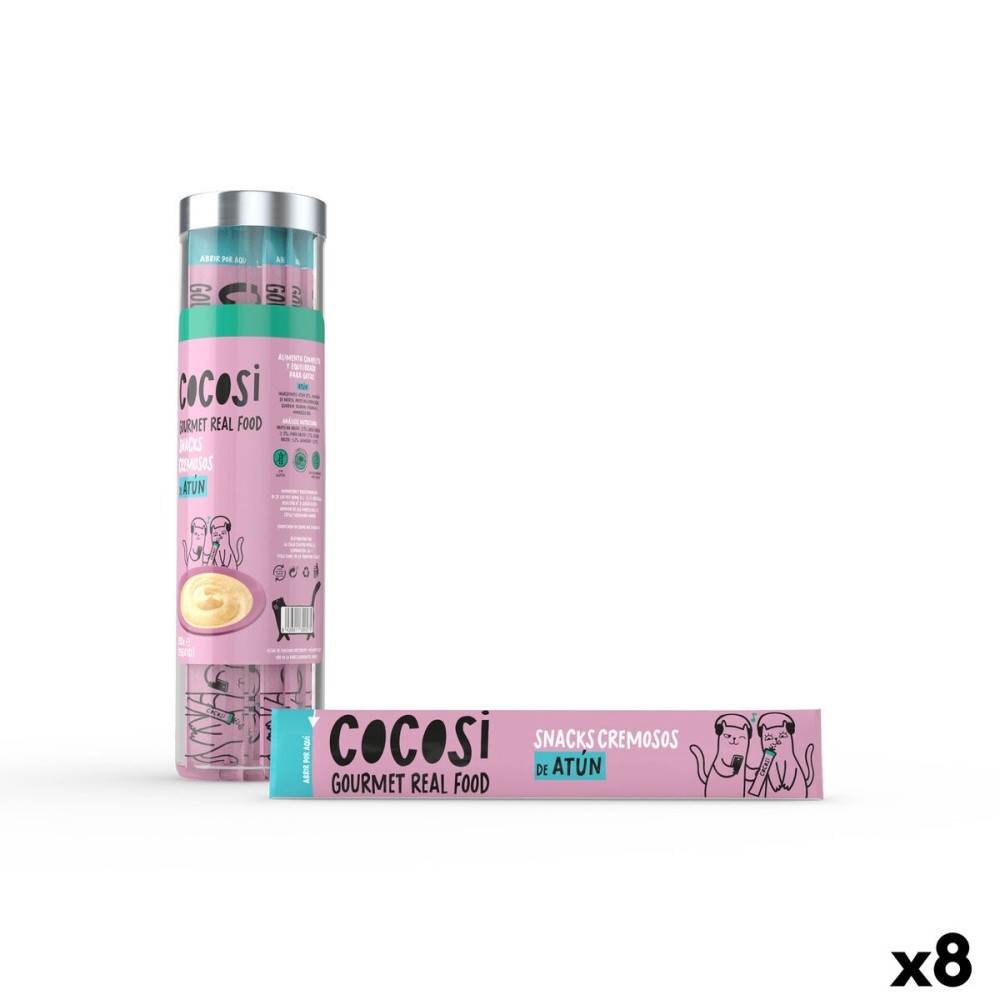 Snack for Cats Cocosi Gourmet Real Food Ton 10 Piese (8 Unități)