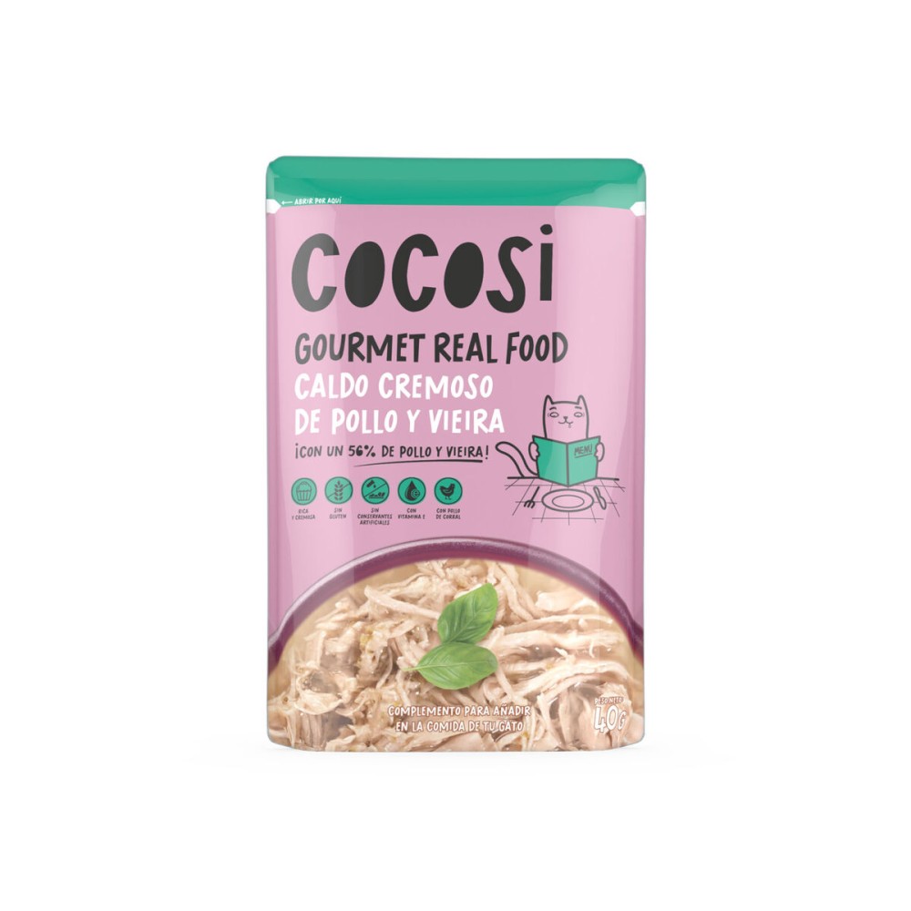 Mâncare pentru pisici Cocosi Gourmet Real Food 40 g 12 Unități