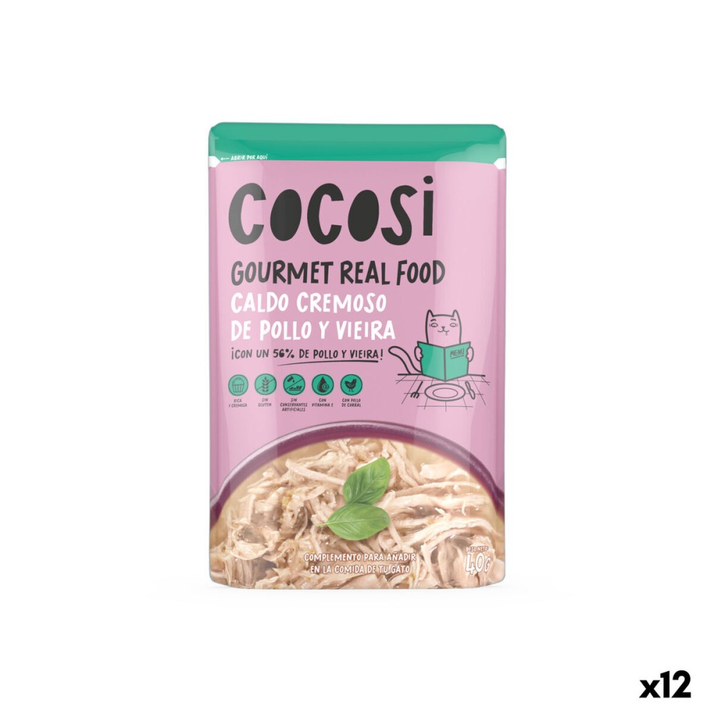 Mâncare pentru pisici Cocosi Gourmet Real Food 40 g 12 Unități