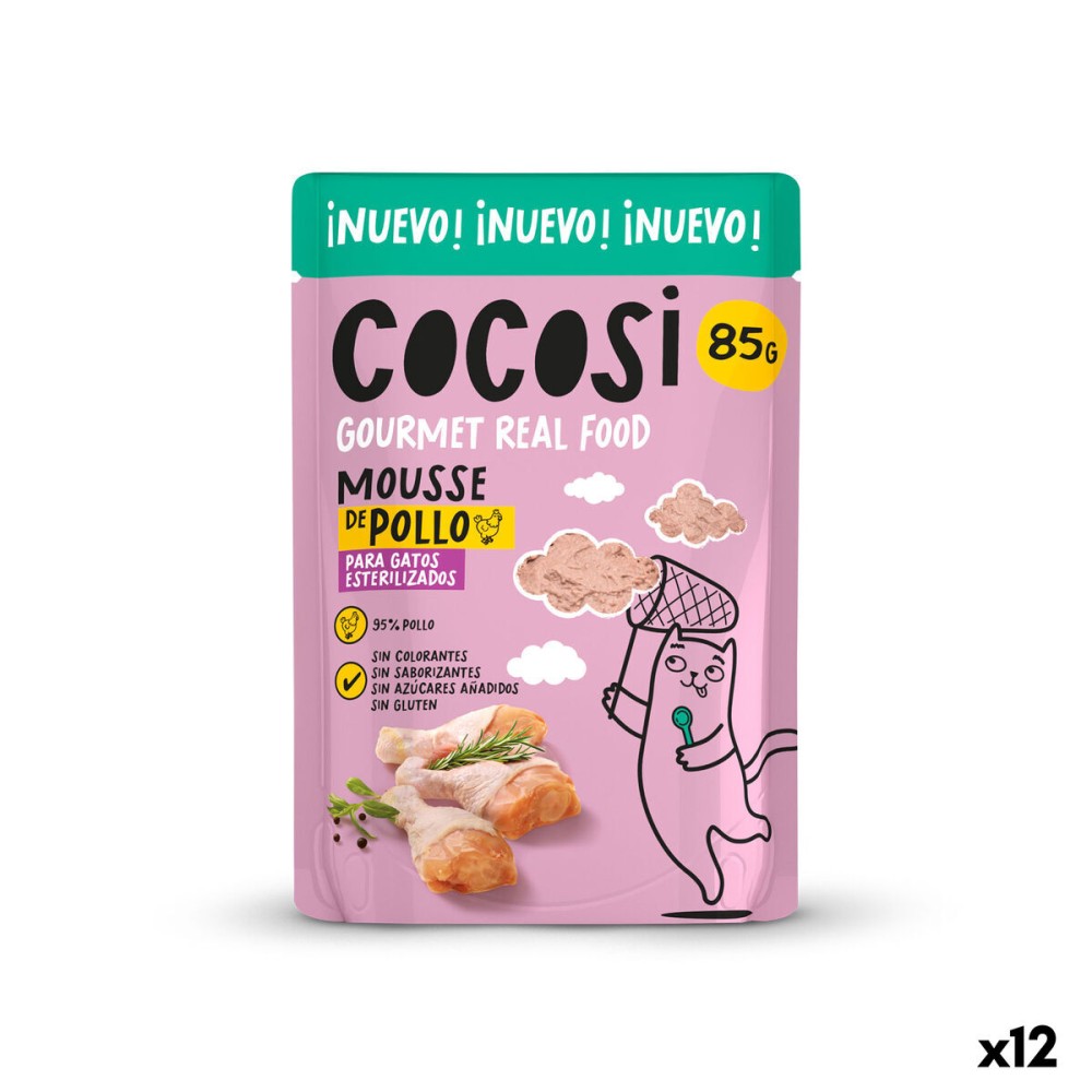Mâncare pentru pisici Cocosi Gourmet Real Food 80 g 12 Unități
