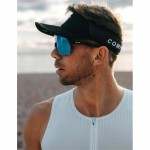 vizieră Compressport XHWU389-9002 Negru Mărime unică