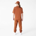 Tricou Sport cu Mânecă Scurtă New Era LEAGUE ESSNTLS LC OS TEE NEYYAN 60435552 Maro (L)