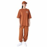 Tricou Sport cu Mânecă Scurtă New Era LEAGUE ESSNTLS LC OS TEE NEYYAN 60435552 Maro (XL)