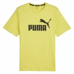Tricou cu Mânecă Scurtă Bărbați Puma ESS LOGO TEE 586667 66 Galben (S)