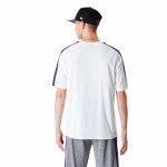 Tricou cu Mânecă Scurtă Bărbați New Era NBA Colour Block LA Lakers Alb