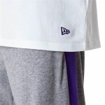 Tricou cu Mânecă Scurtă Bărbați New Era NBA Colour Block LA Lakers Alb