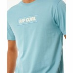 Tricou cu Mânecă Scurtă Bărbați Rip Curl Big Mumma Icon  Albastru celest