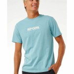 Tricou cu Mânecă Scurtă Bărbați Rip Curl Big Mumma Icon  Albastru celest