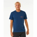 Tricou cu Mânecă Scurtă Bărbați Rip Curl Stapler  Albastru