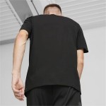 Tricou cu Mânecă Scurtă Bărbați Puma FIT Triblend Negru