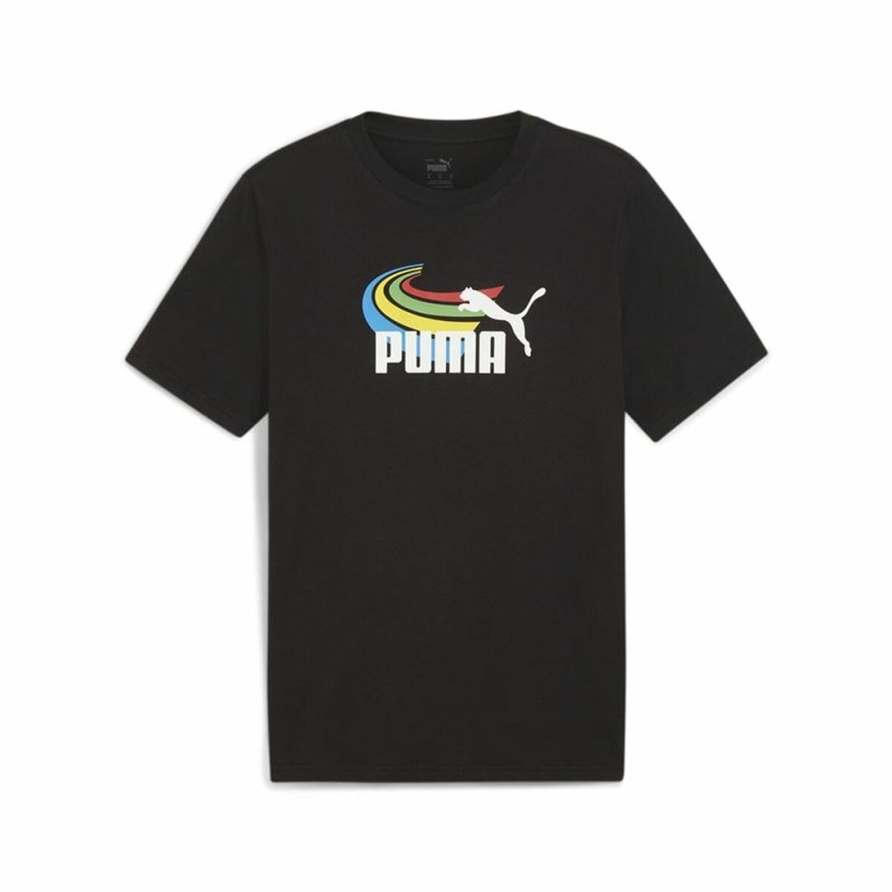 Tricou cu Mânecă Scurtă Bărbați Puma  GRAPHICS Summer Negru
