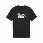 Tricou cu Mânecă Scurtă Bărbați Puma  GRAPHICS Summer Negru