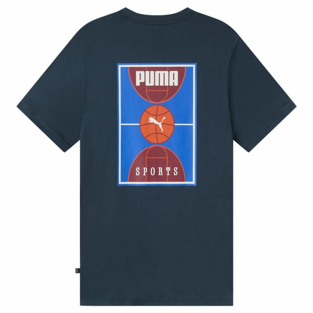 Tricou cu Mânecă Scurtă Bărbați Puma Bppo-000745 Albastru închis