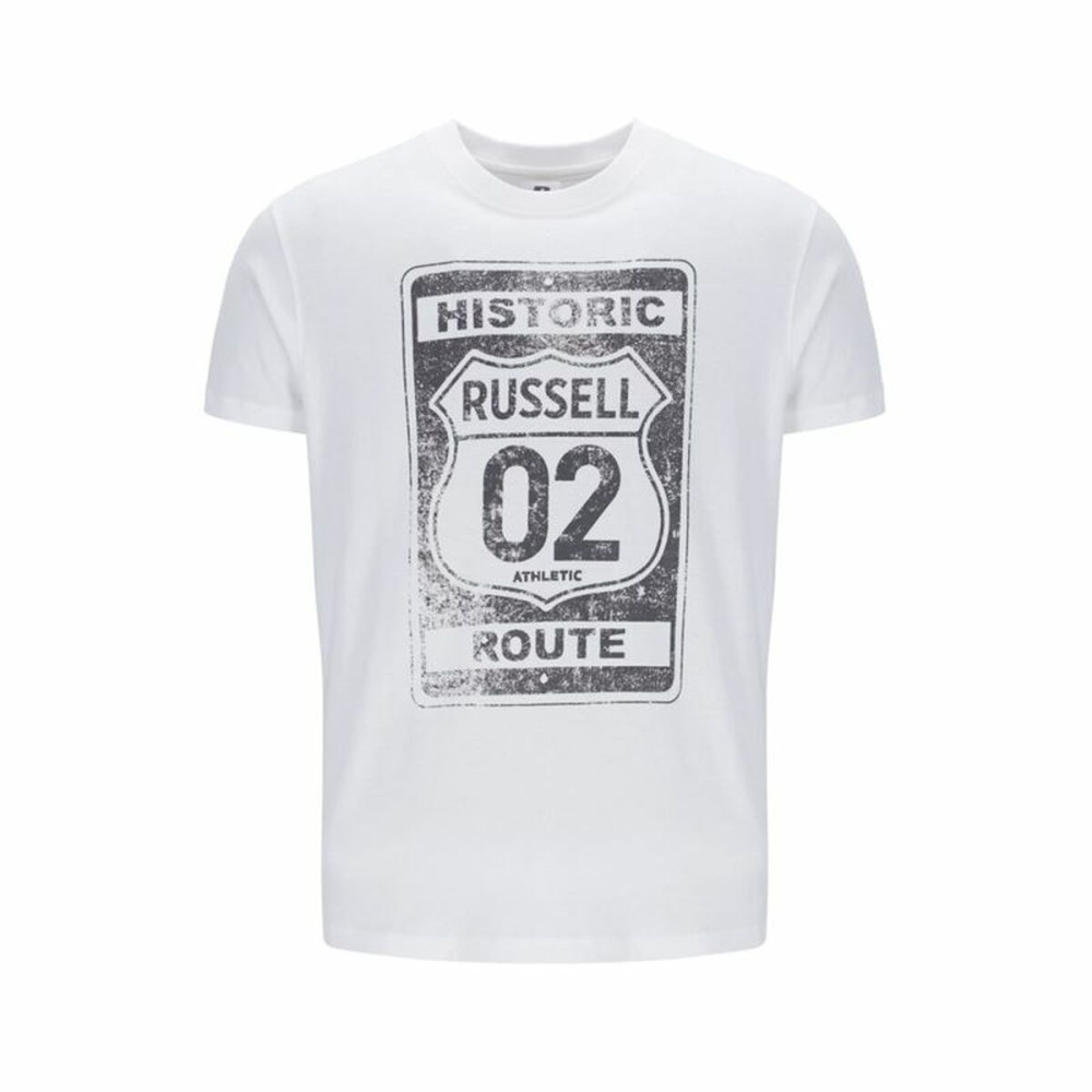Tricou cu Mânecă Scurtă Bărbați Russell Athletic AMT A40471