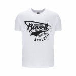 Tricou cu Mânecă Scurtă Bărbați Russell Athletic AMT A40241 Alb