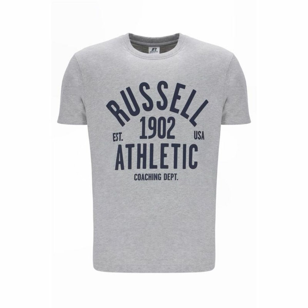 Tricou cu Mânecă Scurtă Bărbați Russell Athletic AMT A40101 Gri