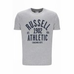 Tricou cu Mânecă Scurtă Bărbați Russell Athletic AMT A40101 Gri